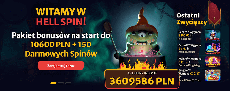 Kasyno na prawdziwe pieniądze Hell Spin