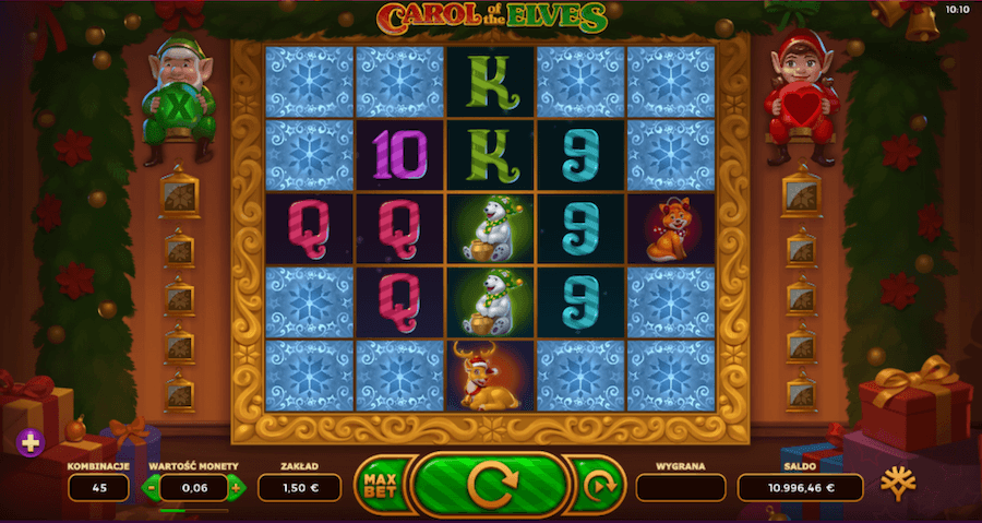 Slot Carol of the Elves od Yggdrasil