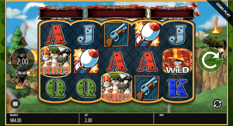Worms slot online