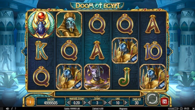 Symbole w slocie Doom of Egypt Symbole w slocie Doom of Egypt