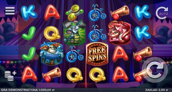 Respin Circus slot Elk Studios funkcje Respin Circus slot Elk Studios funkcje