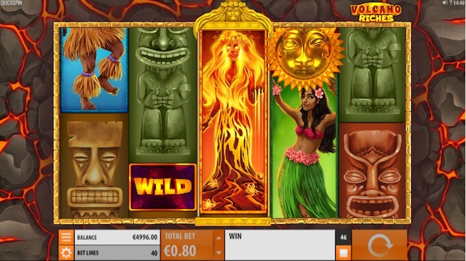 Volcano Riches bonus Wild